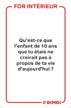 DIMOI JEU édition couple carte for intérieur verso