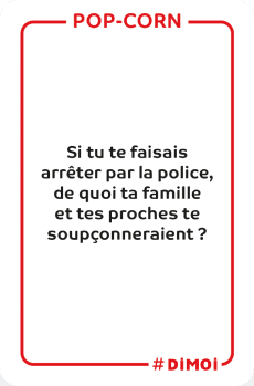 DIMOI JEU édition couple carte pop-corn verso