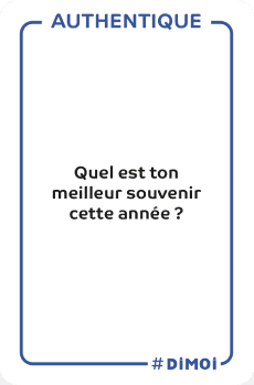 DIMOI JEUX Edition Amis carte authentique verso